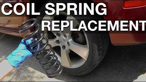 Coil Spring Replacement on a Mazda 3