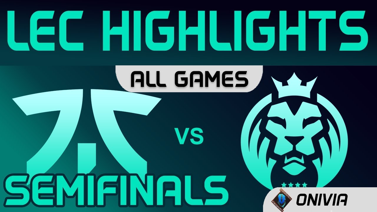 FNC vs MAD Highlights ALL GAMES Semifinals LEC Spring 2020 Fnatic vs MAD Lions LEC Highlights by Oni