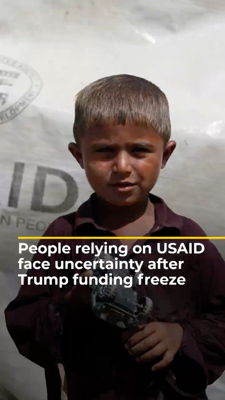 People relying on USAID face uncertainty after Trump funding freeze | AJ #shorts