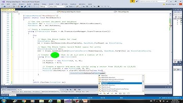 AutoCAD Programming using C#.NET - Move Object Part1