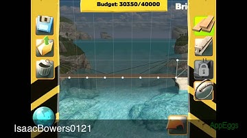 Bridge Constructor  Eastern Mainland Bridge 3  walkthrough