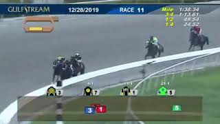 American Tattoo ganando el H. ALLEN JERKENS STAKES