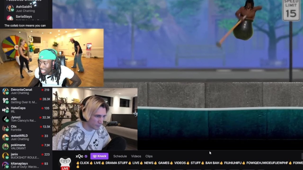 Kai Cenat Checks on xQc to See How Far he is on his Game - YouTube