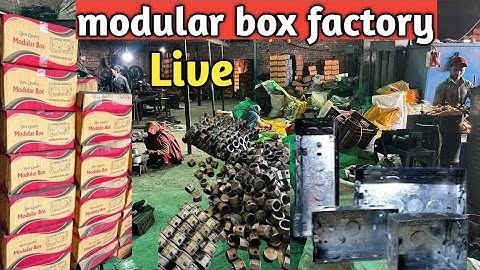 Electric Modular Box ,Metal Box , Junction box manufacturing process || Modular box factory delhi