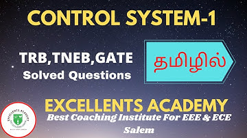 CONTROL SYSTEM-GATE,TRB,TNEB SOLVED QUESTIONS IN TAMIL