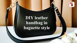 Кожаная сумочка своими руками. Diy leather bag #leatherbag #женскаясумочка #makingleatherbag