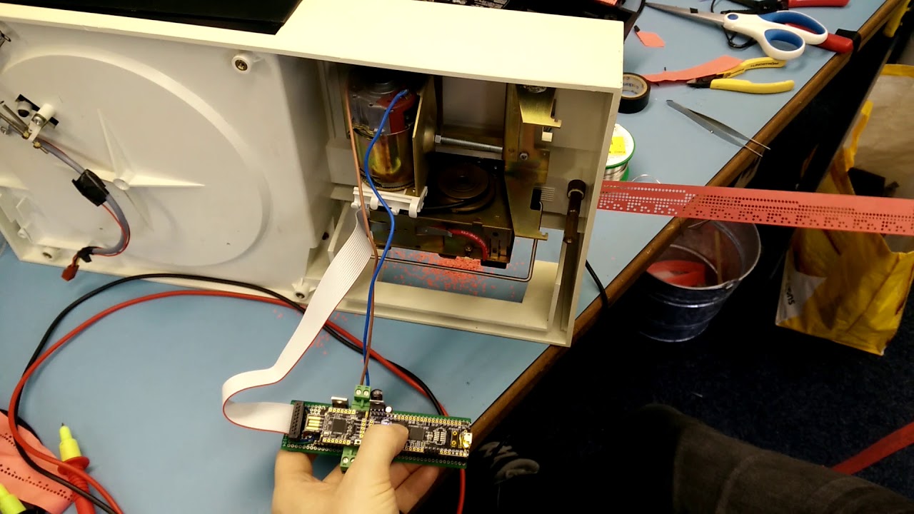 Paper tape punch testing YouTube