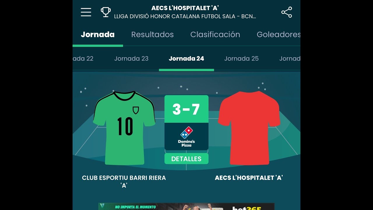 FUTSAL Division de Honor RIERA VS AECS