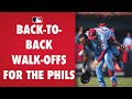 For the second day in a row, the Phillies win it in walk-off fashion!