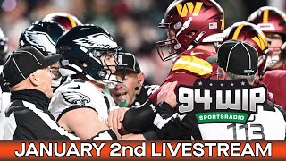 94WIP LIVE: Eagles/Commanders Week 18 Preview