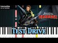 Intermediate test drive  how to train your dragon  piano tutorial