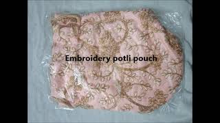 Embroidery potli pouch screenshot 4