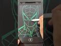 Drawing an electronic memo for Spiderman! #nishisensei
