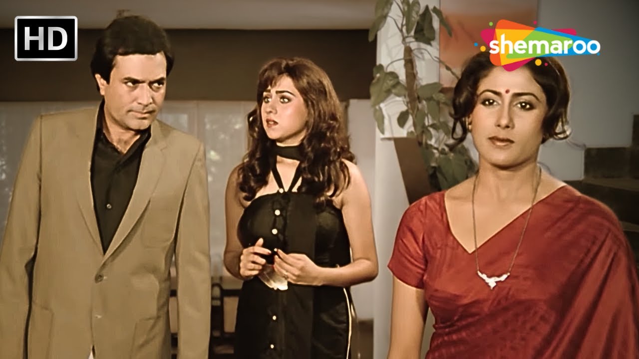 मेरे पति का तुम्हारे साथ चक्कर चल रहा हैं ? - Rajesh Khanna & Smita ...