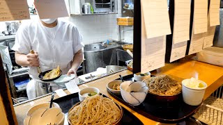 เทมปุระ! ชามข้าว! การจัดการที่สมบูรณ์แบบของเชฟโซบะรุ่นเก๋า: วันที่ร้านอาหารโซบะในโตเกียว