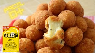 COMO FAZER BOLINHO DE QUEIJO SUPER FACIL E RAPIDO COM MAIZENA - CANAL RECEITAS E FAMILIA