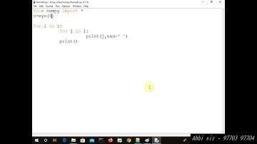 numpy ( eye function)  for machine learning in python in hindi part 20