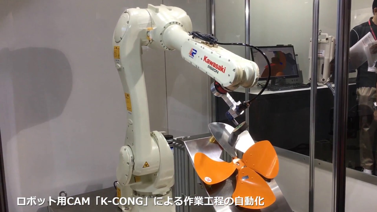 Японская выставка Big Sight 2017. Роботы Kawasaki на производстве