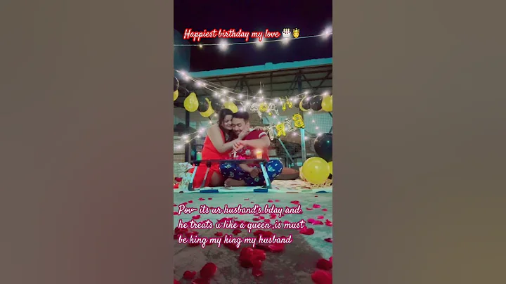 #happybirthday #love #surprise #bdaycelebration #surprise #cuoplegoals -#couples #husband_wife