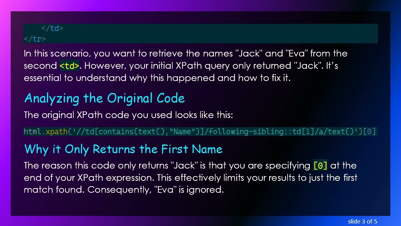 How to Use XPath to Get All Child Node Text in Python