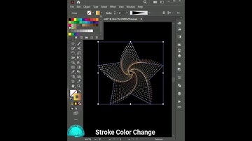 Spiral Flower in illustrator | Distort & Transform Effect. #illustrator #shortvideo