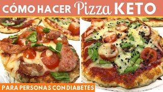 Amarás esta Pizza  Sin Harina, se prepara en sartén. Apta p/Diabetes y Dieta KETO | Cocina de Addy