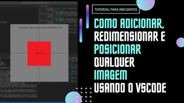 Aprenda hoje a como Adiciona, Posiciona e Redimensionar um Imagem No Seu VScode, usando o HTML e CSS