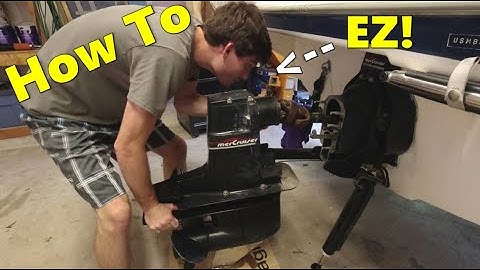 How To Remove an Outdrive | The Easy Way