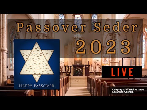 Live Passover First Night Seder - April 5, 2023