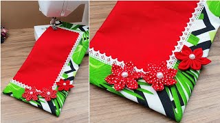With this method I can sew 50 fabric napkins a day.