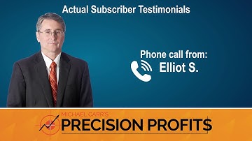 Precision Profits Subscriber Testimonials - Michael Carr
