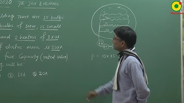 JEE MAIN 2020 Current Electricity  - 03 (7th JAN S2) By SSI Sir B.Tech IIT Delhi