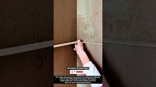 Perfect Angles: Wall Alignment Using a 90-Degree Guide Tool !! #innovation #tool #construction