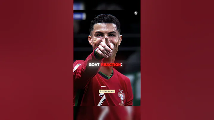 Ronaldo reaction to referee's antics 😭😂🐐 #ronaldo