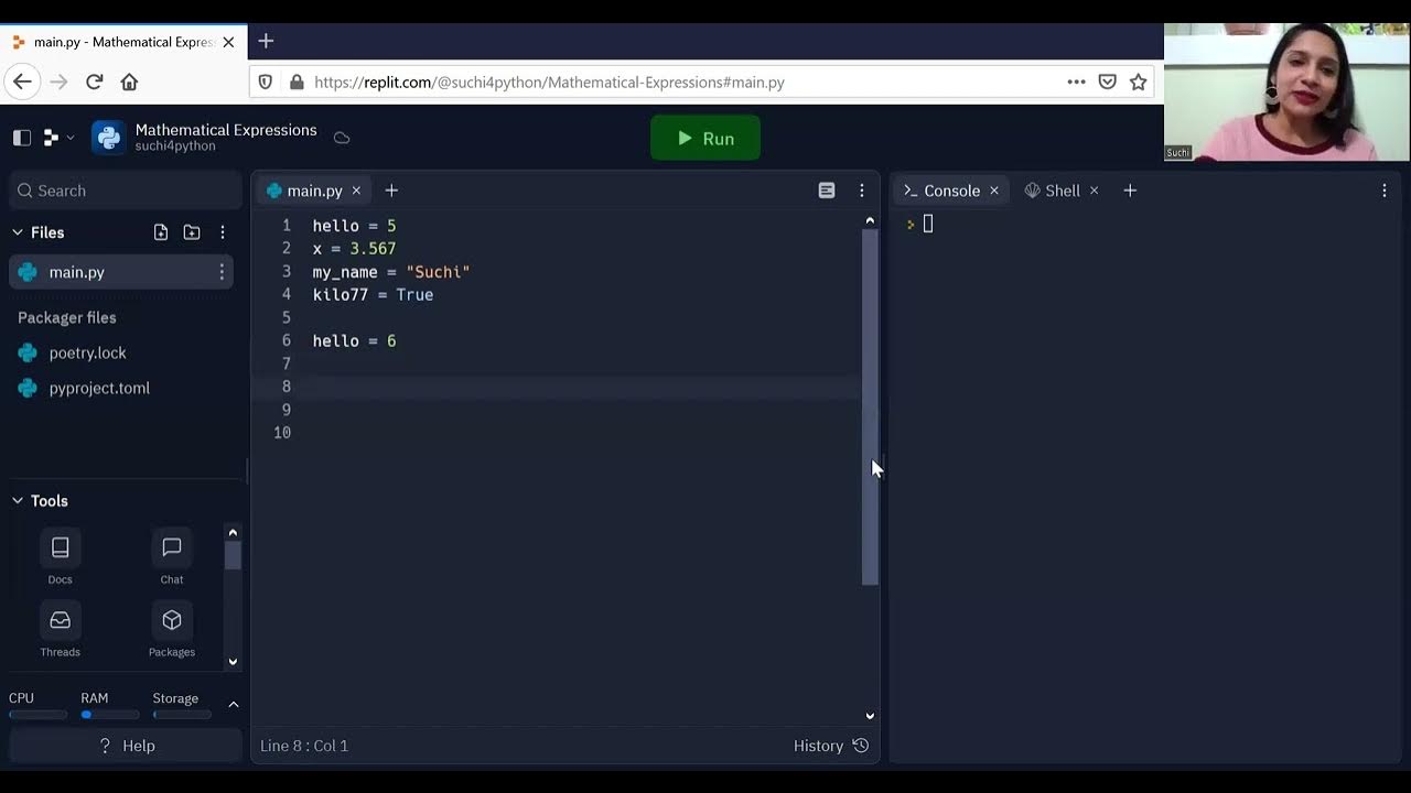 Lesson3 : Python - Mathematical Expressions - YouTube
