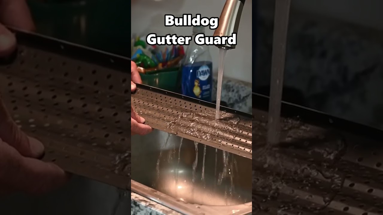 Gutter Screen Water Test 