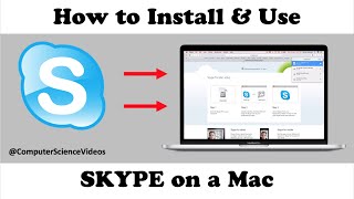 How to INSTALL Skype On A Mac Computer - Basic Tutorial | New