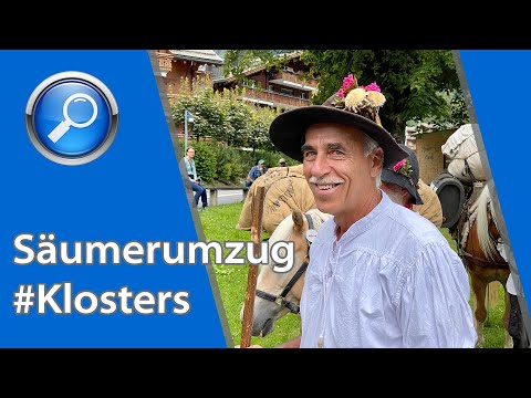 Säumerumzug durch Klosters - Säumerwanderung