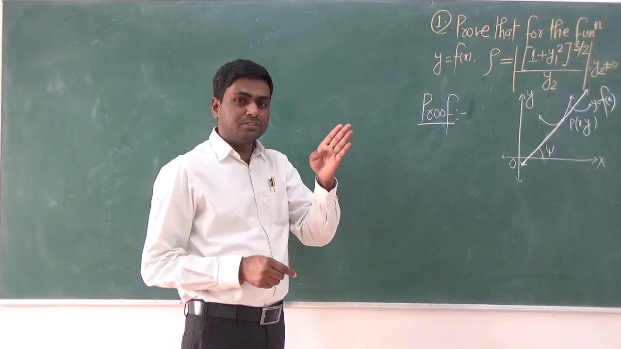 [05] Radius of Curvature for cartesian curve [ Differential Calculus