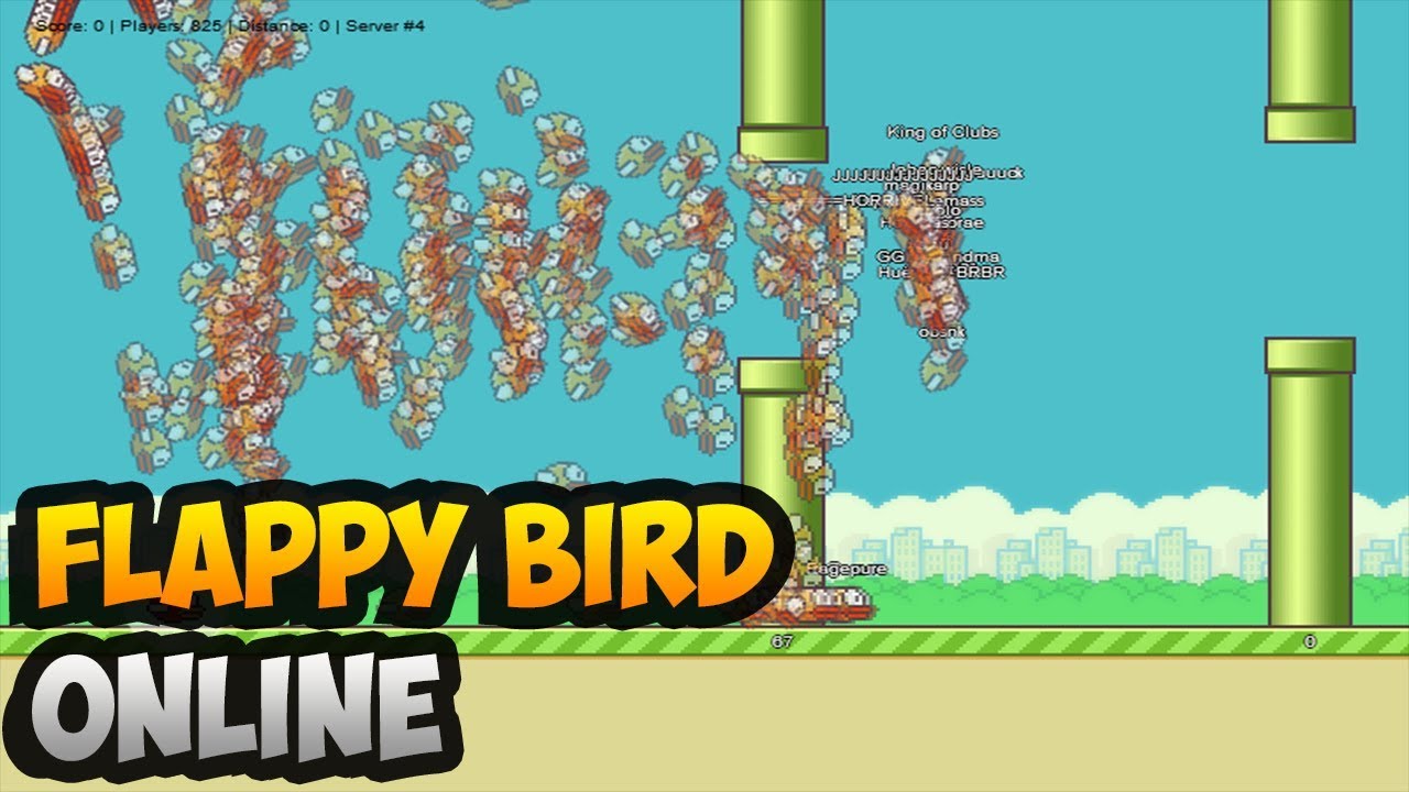 Flappy Bird MMO (Онлайн)-Перезалив