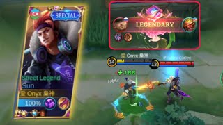 ULTRA FEEDED CLINT VS TOP 1 SUPREME GLOBAL SUN | SUN TUTORIAL GAMEPLAY | Onyx Sun Mobile Legends screenshot 5