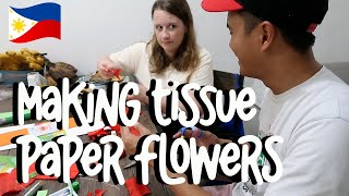 Trying to make Paper Flowers for UNDAS | Epic Fail