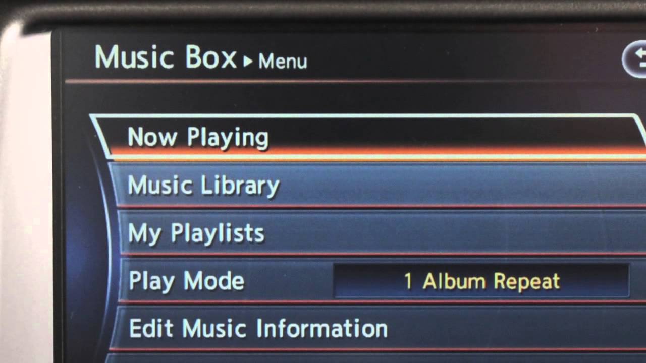 2012 NISSAN Murano Music Box YouTube