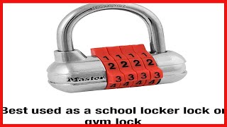 Master Lock 1523D Set Your Own Combination Padlock, 1 Pack, Color May Vary screenshot 3