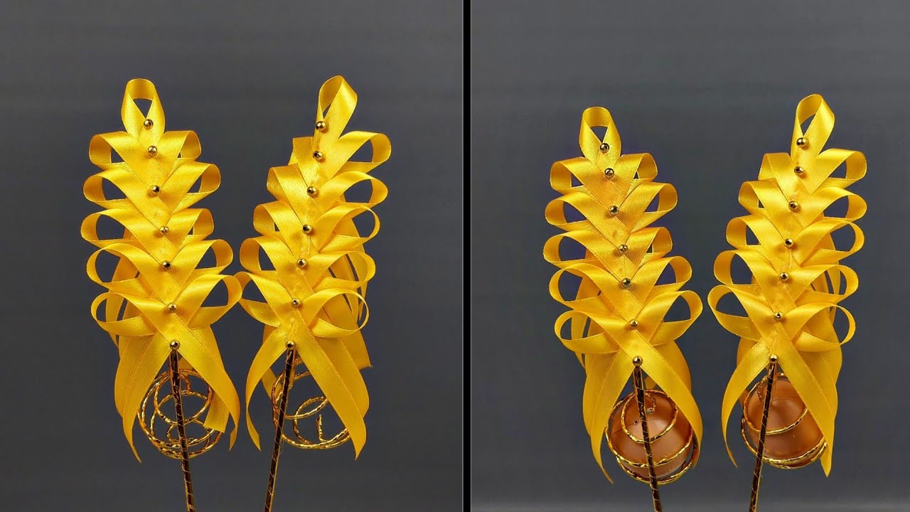 Membuat Bunga Telur Maulid dari Pita | Bunga Telur Maulid | Hiasan ...