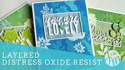 Layered Distress Oxide Resist