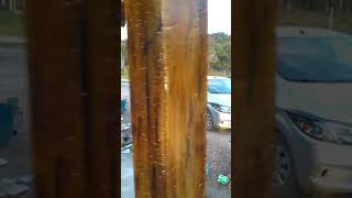 Efeito Madeira Em Coluna De Concreto.