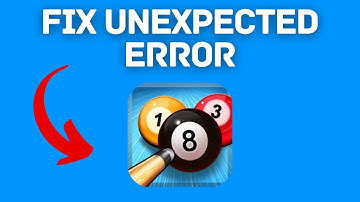 New! How To Fix 8 Ball Pool Unexpected Error (Full Guide) 2025!