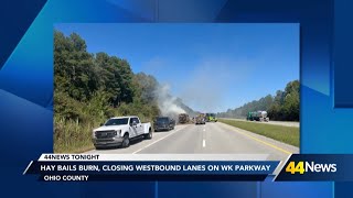 Traffic alert: Fire closes WK Parkway in Ohio County, KY