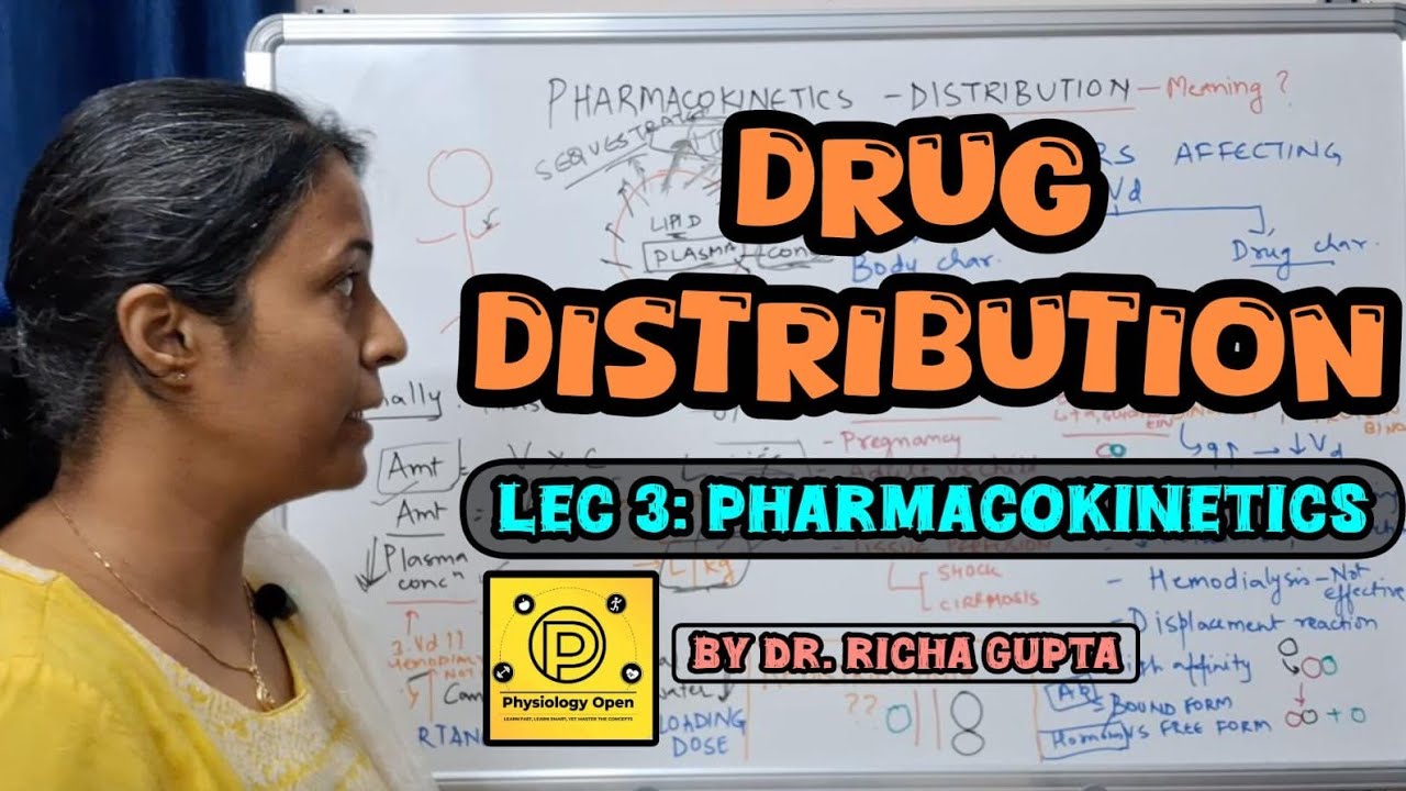 Pharmacokinetics Lec 3: : Drug distribution - Volume of distribution ...